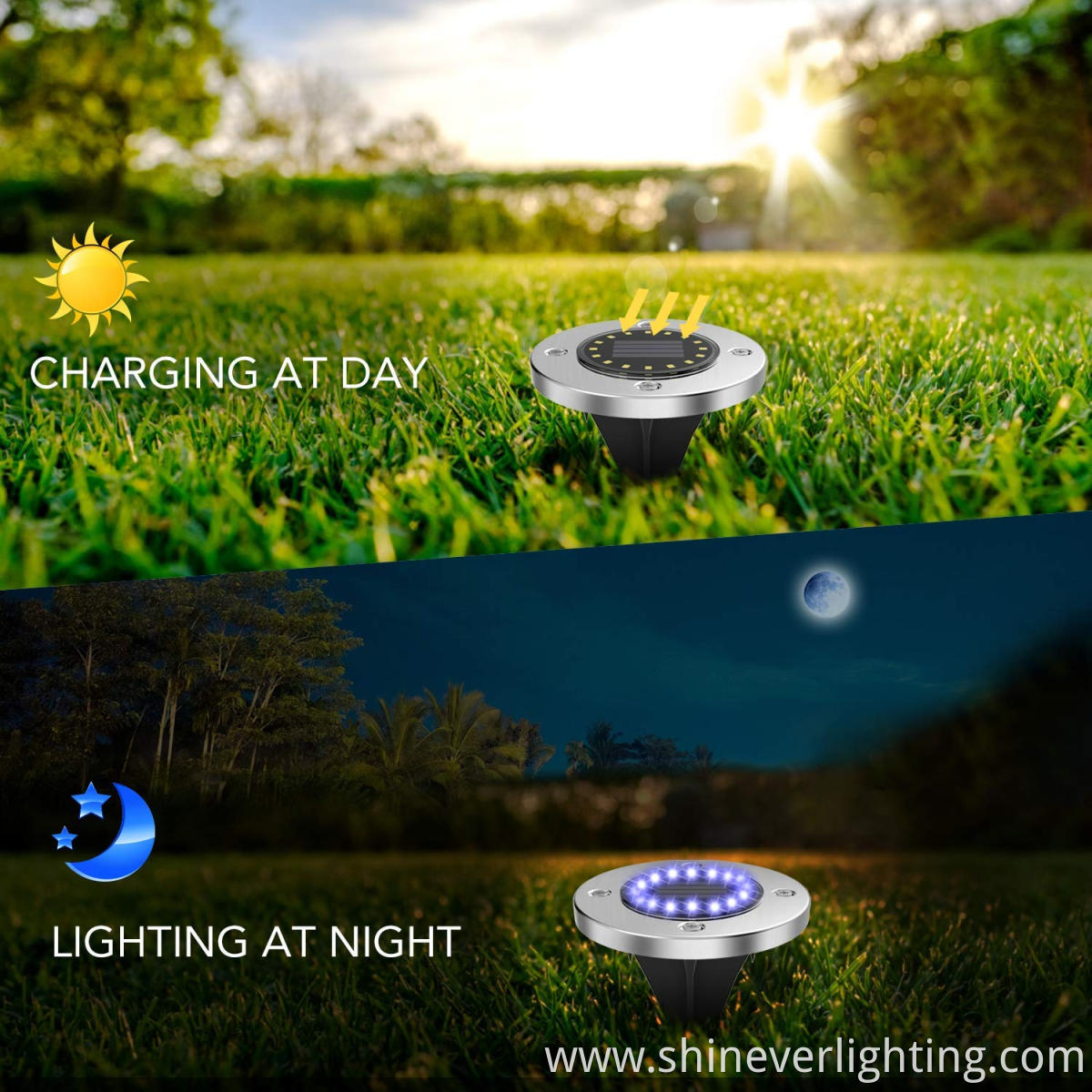 Durable Solar Powered Landscape Lights